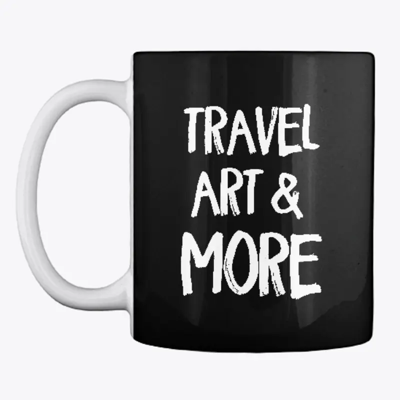 Travel Art and More Mug white graffiti