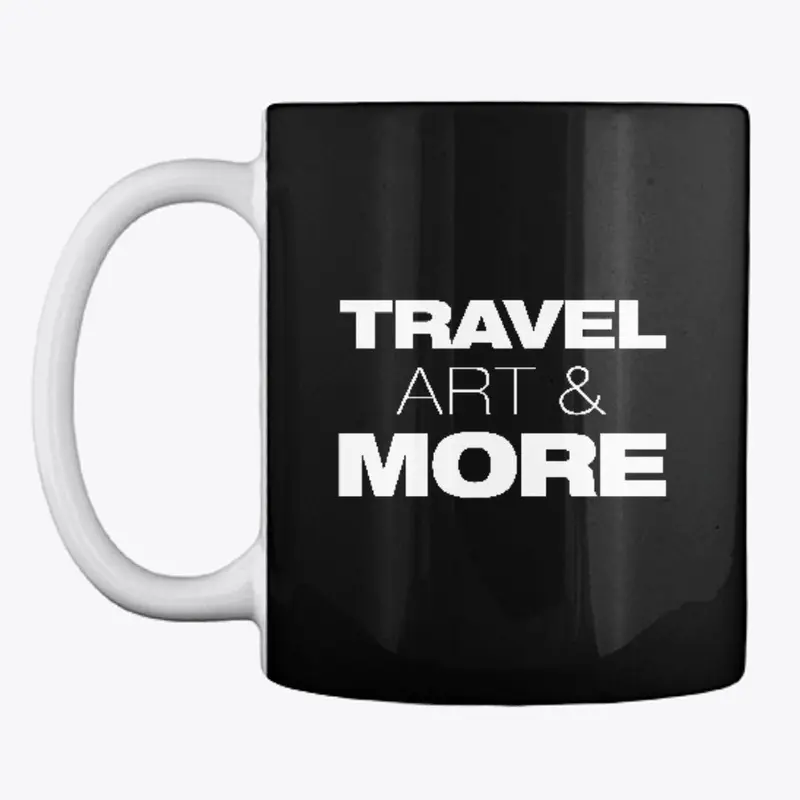 Travel Art and More Mug white block